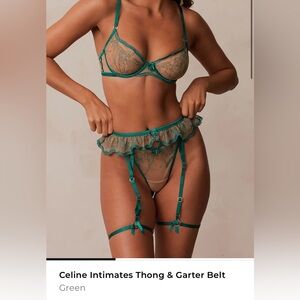 Lounge - Celine Bra - Emerald Green 32D